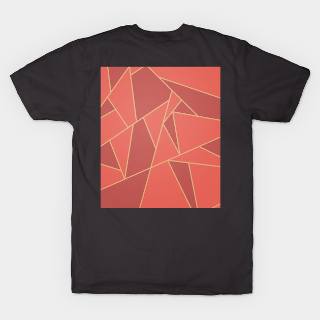 Coral Art Deco Pattern by B A Y S T A L T